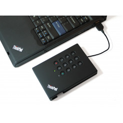 Lenovo ThinkPad USB 3.0 Secure external (Portable) Hard drive 500 GB - 0A65619 - USB 3.0 - 5400 rpm - for ThinkPad Edge E13X; E430; E530; ThinkPad T430; ThinkPad Tablet 2; ThinkPad X1 Carbon; X13X