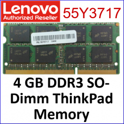 Lenovo 4 GB DDR3 SO-Dimm ThinkPad Memory 55Y3717