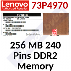 Lenovo 256 MB 240 Pins DDR2 Memory 73P4970 - DDR2, DIMM, 240 Pins, 533MHz, PC2-4200, CL 3, NON-ECC