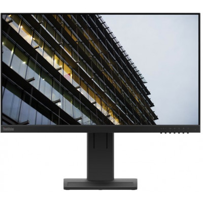 Lenovo ThinkVision E24-28 - LED monitor - 24" (23.8" viewable) - 1920 x 1080 Full HD (1080p) @ 60 Hz - IPS - 250 cd/m - 1000:1 - 4 ms - HDMI, VGA, DisplayPort - speakers - raven black (10 Pieces)