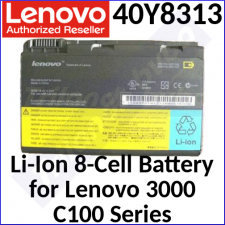 Lenovo (40Y8313) 3000 C100 Genuine Replacement Li-Ion 8-Cell Battery - 4300 mAh 14.4 V - 
