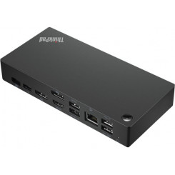 Lenovo ThinkPad Universal USB-C Smart Dock - Docking station - USB-C - HDMI, 2 x DP - 1GbE - 135 Watt - Campus - Europe - 40B20135EU