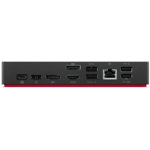 Lenovo ThinkPad Universal USB-C Dock 40AY0090EU - docking station - USB-C - HDMI, 2 x DP - 1GbE - 