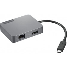 Lenovo Travel Hub Gen2 - Docking station - USB-C - VGA, HDMI - 1GbE - Campus