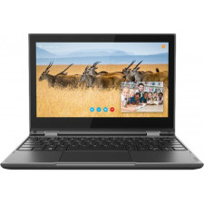 Lenovo 300e Yoga Chromebook Gen 4 82W2 - Flip design - Kompanio 520 - Chrome OS - Mali-G52 2EE MC2 - 4 GB RAM - 32 GB eMMC - 11.6" IPS touchscreen 1366 x 768 (HD) - 802.11a/b/g/n/ac/ax - graphite grey - kbd: Belgium