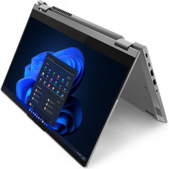 Lenovo ThinkBook 14s Yoga G3 IRU 21JG - Flip design - Intel Core i7 1355U / 1.7 GHz - Win 11 Pro - Intel Iris Xe Graphics - 16 GB RAM - 512 GB SSD NVMe - 14" IPS touchscreen 1920 x 1080 (Full HD) - Wi-Fi 6 - dual tone mineral grey - kbd: Belgium - wi