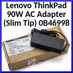 Lenovo ThinkPad 90W AC Adapter (Slim Tip) 0B46998 - Power adapter - AC 100-240 V - 90 Watt 