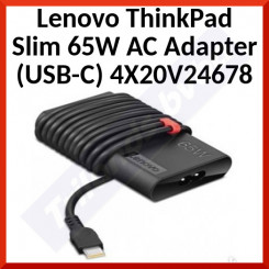 Lenovo ThinkPad 65W Slim AC Adapter (USB Type-C) - ORIGINAL power adapter - 65 Watt (4X20V24678)