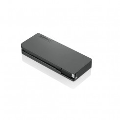 Lenovo USB Type C Docking Station for Notebook - 3 x USB Ports - 1 x USB 2.0 - USB Type-C - Network (RJ-45) - HDMI - VGA - Wired