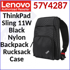 Lenovo ThinkPad Sling 11W Black Nylon Backpack / Rucksack Case (57Y4287) with Shoulder strap for 10 / 11,5 Inch ThinkPads / Tablets