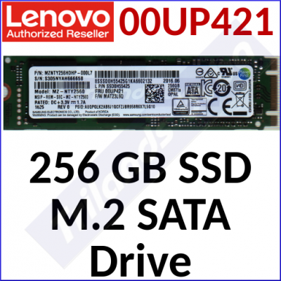 Lenovo 256 GB SSD M.2 SATA Opal 2.0 Encryption Drive 00UP421 (4XB0K48499) - Intel SSDSCKKF256H6L M.2 SATA - OPAL 2.0 Encryption