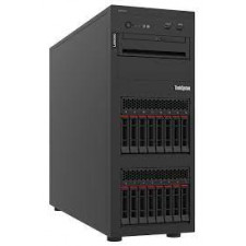 Lenovo ThinkSystem ST250 V2 7D8F - Server - tower - 4U - 1-way - 1 x Xeon E-2388G / 3.2 GHz - RAM 16 GB - SAS - hot-swap 2.5" bay(s) - no HDD - Matrox G200 - GigE - no OS - monitor: none