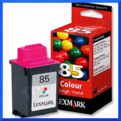 Lexmark 85 High Yield Tri-Color Original Ink Cartridge 12A1985E (470 Pages)