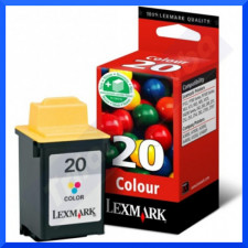 Lexmark 20 Tri-Color High Capacity Original Ink Cartridge 15MX120E (685 Pages)