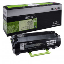 Lexmark 512HE Black High Yield Original Corporate Toner Cartridge 51F2H0E (5000 Pages) for Lexmark MS312dn, MS315dn, MS415dn