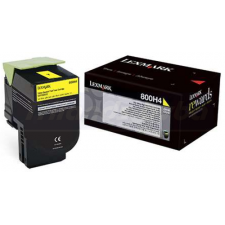 Lexmark 800H4 Yellow Toner Return Program Original Cartridge 80C0H40 (3000 Pages) for Lexmark CX410de, CX410dte, CX410e