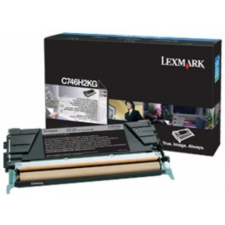 Lexmark C746H2KG Black Toner NON-Return Original Cartridge (12000 Pages) for Lexmark C746dn, C746dtn, C746n, C748de, C748dte, C748e