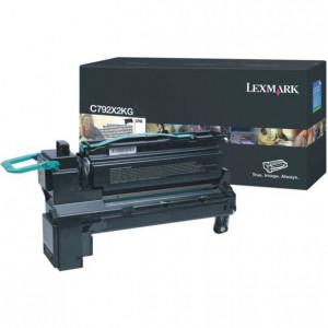 Lexmark X792X2KG Black Toner NON-RETURN High Capacity Original Cartridge (20000 Pages) for Lexmark X792de, X792dtse, X792dtme, X792dte, X792dtpe, X792dtfe