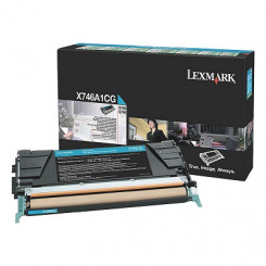 Lexmark X746A1CG Cyan Original Toner Cartridge (7000 Pages) for Lexmark X746de, X748de, X748dte