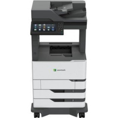 Lexmark MX820 MX822ade Laser Multifunction Printer - Monochrome - Copier/Fax/Printer/Scanner - 52 ppm Mono Print - 1200 x 1200 dpi Print - Automatic Duplex Print - 600 dpi Optical Scan - 1200 sheets Input - Gigabit Ethernet