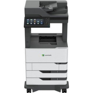 Lexmark MX820 MX822ade Laser Multifunction Printer - Monochrome - Copier/Fax/Printer/Scanner - 52 ppm Mono Print - 1200 x 1200 dpi Print - Automatic Duplex Print - 600 dpi Optical Scan - 1200 sheets Input - Gigabit Ethernet