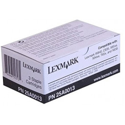 Lexmark 25A0013 Staples Cartridge (3 X 5000 pcs.) - for Lexmark MS911, MX910, MX911, MX912, XM7155, XM7163, XM7170, XS795, XS798, XS950, XS955