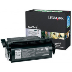 Lexmark 12A5845 BLACK Original High Capacity Toner Cartridge (25.000 Pages)