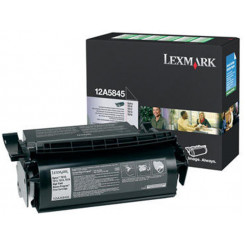Lexmark 12A5845 BLACK Original High Capacity Toner Cartridge (25.000 Pages)