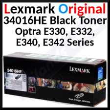Lexmark 34016HE BLACK ORIGINAL High Capacity Toner Cartridge (6.000 Pages)