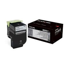Lexmark 800S1 ( 80C0S10) Black Toner Cartridge (2500 Pages) - Original Lexmark Use & Return Pack for CX310n, CX310dn