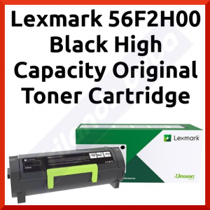 Lexmark 56F2H00 Black High Capacity Original Toner Cartridge (15000 Pages) for Lexmark MX522dhe, MX622de