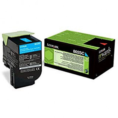 Lexmark 80C2SCE - Cyan - original - toner cartridge - for Lexmark CX310dn, CX310n, CX410de, CX410dte, CX410e, CX510de, CX510dhe, CX510dthe