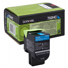 Lexmark 702HC CYAN ORIGINAL High Capacity Toner Cartridge 70C2HC0 (3.000 Pages)