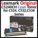 Lexmark C5240CH CYAN High Yield Original Toner Cartridge (5.000 Pages)