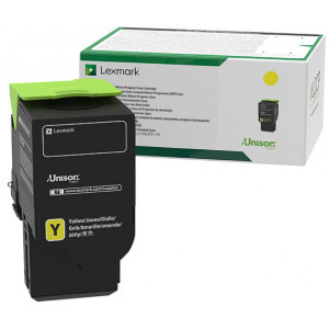 Lexmark C2320Y0 Original Yellow Return Program Toner Cartridge - 1000 Pages