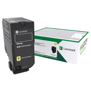 Lexmark 74C2SY0 High Yield Yellow Original Toner Cartridge (7000 Pages) for Lexmark CX725de, CX725dhe, CX725dhe, CX725dthe, CX725dthe, CS725de, CS725de, CS720de, CS720de, CS720dte, CS720dte, CS725dte, CS725dte