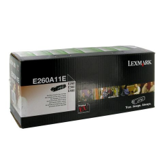 Lexmark E260A11E Black Original Toner Cartridge (3500 Pages) for Lexmark E260, 260d, 260dn, 260dt, 260dtn, 360d, 360dn, 360dt, 360dtn, 460dn, 460dtn, 460dtw, 460dw, E462dtn