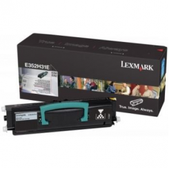 Lexmark E360H31E High Yield Black Original Corporate Toner Cartridge (9000 Pages) for Lexmark E360d, E360dn, E460dn, E460dw, E462dtn