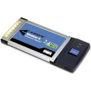 Linksys WPC54G PCMCIA Cardbus Wireless-G Notebook Adapter - 802.11g - SpeedBooster technology - (Refurbished)