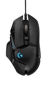 LOGITECH G502 HERO GAMING MOUSE BLACK 910-005470 11buttons 600dpi wired