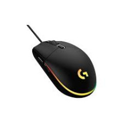 Logitech G102 Gaming Mouse - USB - Optical - 6 Button(s) - Black - Cable - 8000 dpi - Scroll Wheel - Right-handed