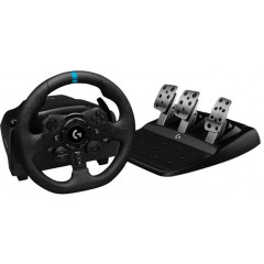 Logitech G923 - Wheel and pedals set - wired - for PC, Sony PlayStation 4, Sony PlayStation 5