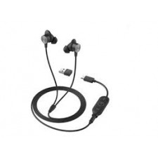 Logitech Zone Wired Earbuds - Headset - in-ear - wired - 3.5 mm jack - noise isolating - graphite - Optimised for UC