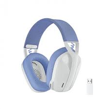Logitech Lightspeed G435 - Headset - full size - Bluetooth / 2.4 GHz radio frequency - wireless - white - Discord Certified