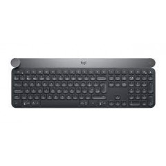 Logitech Craft Advanced with Creative Input Dial - Keyboard - backlit - Bluetooth, 2.4 GHz - US International