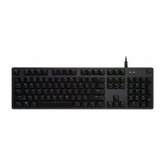 Logitech Gaming G512 - Keyboard - backlit - USB - AZERTY - French - key switch: GX Brown Tactile - carbon