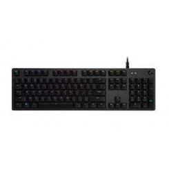Logitech Gaming G915 - Keyboard - backlit - USB, Bluetooth, LIGHTSPEED - QWERTY - US International - key switch: GL Tactile - black