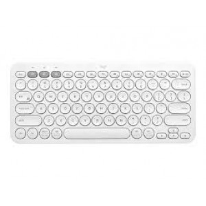 Logitech K380 Multi-Device Bluetooth Keyboard - Keyboard - wireless - Bluetooth 3.0 - QWERTZ - Swiss - off-white