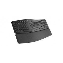 Logitech ERGO K860 - Keyboard - wireless - 2.4 GHz, Bluetooth 5.0 - QWERTY - US International - graphite