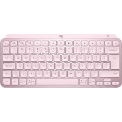 Logitech MX Keys Mini - Keyboard - backlit - Bluetooth - QWERTY - US - rose